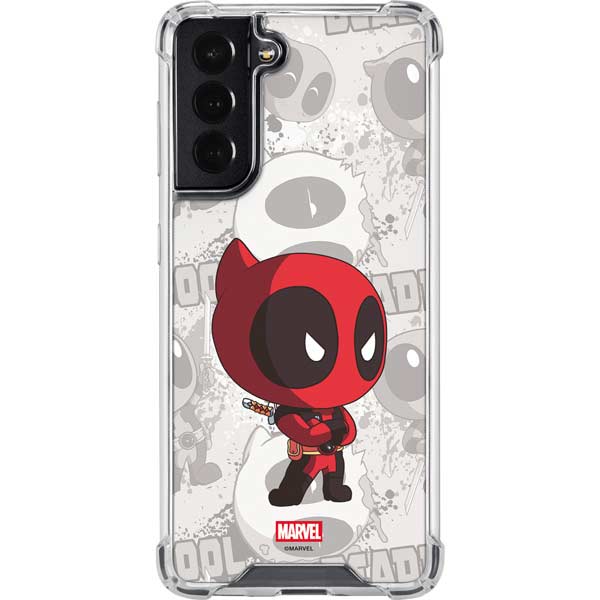 Marvel Deadpool Babypool Galaxy S22 Clear Case