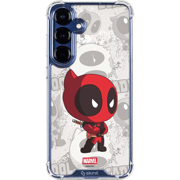 Marvel Deadpool Babypool Galaxy S25 Clear Case