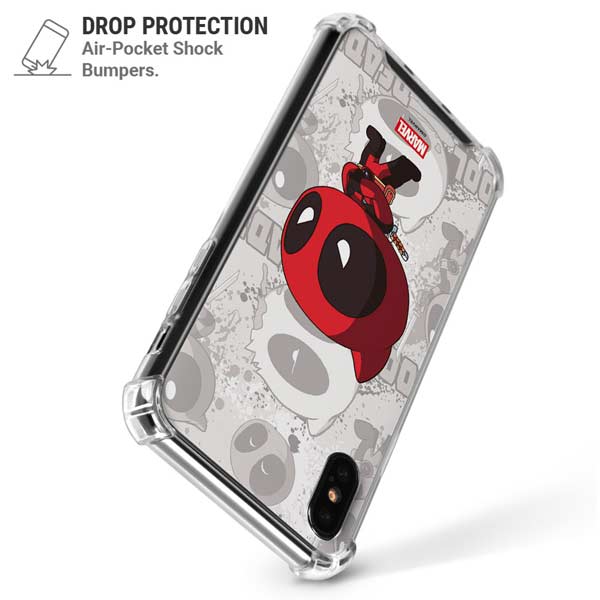 Marvel Deadpool Babypool iPhone X/XS Clear Case