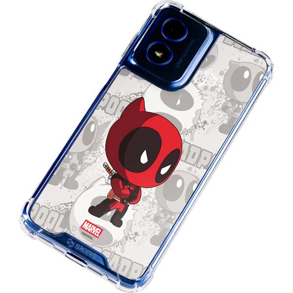 Marvel Deadpool Babypool Moto G Play 4G (2024) Clear Case