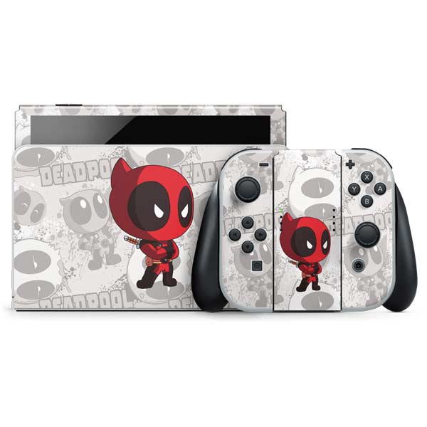 Marvel Deadpool Babypool Nintendo Switch OLED (2021) Skin