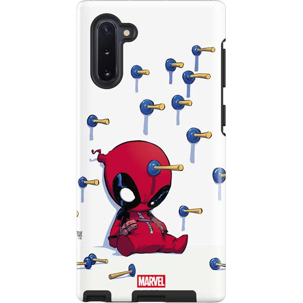 Marvel Deadpool Babypool Playing Galaxy Note 10 Pro Case