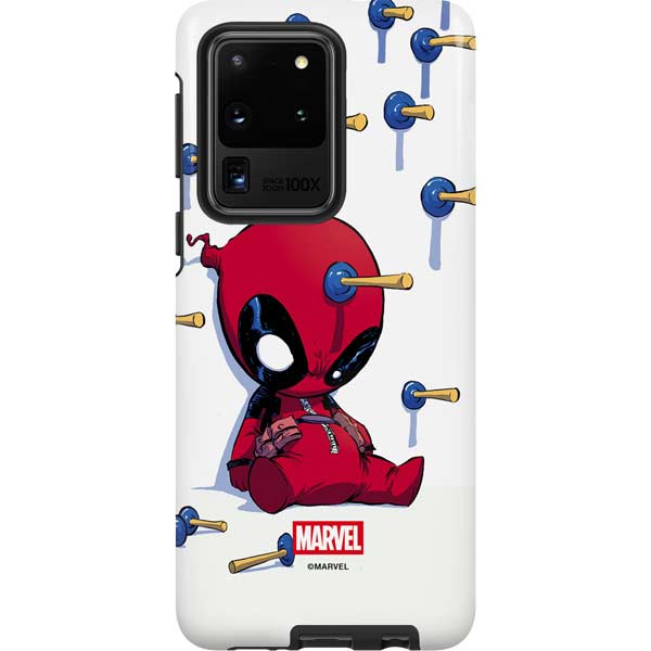 Marvel Deadpool Babypool Playing Galaxy S20 Ultra 5G Pro Case