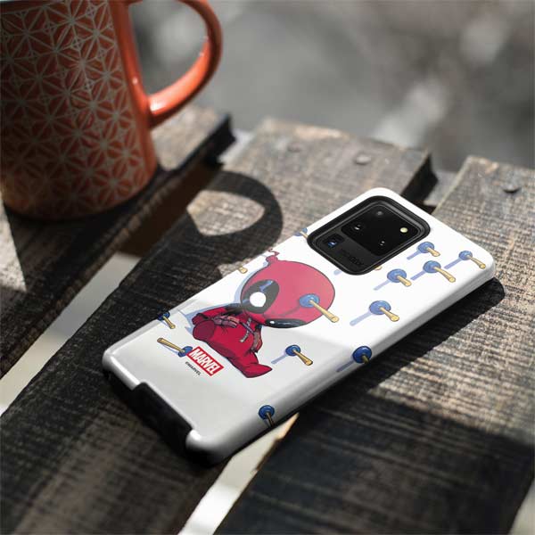 Marvel Deadpool Babypool Playing Galaxy S20 Ultra 5G Pro Case