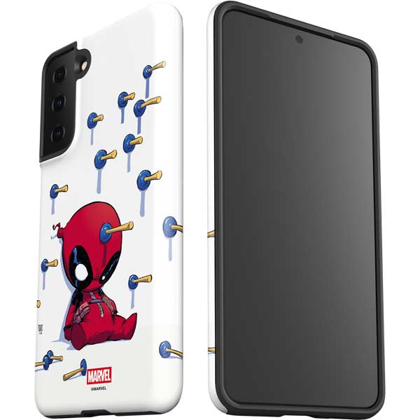 Marvel Deadpool Babypool Playing Galaxy S21 Plus 5G Pro Case
