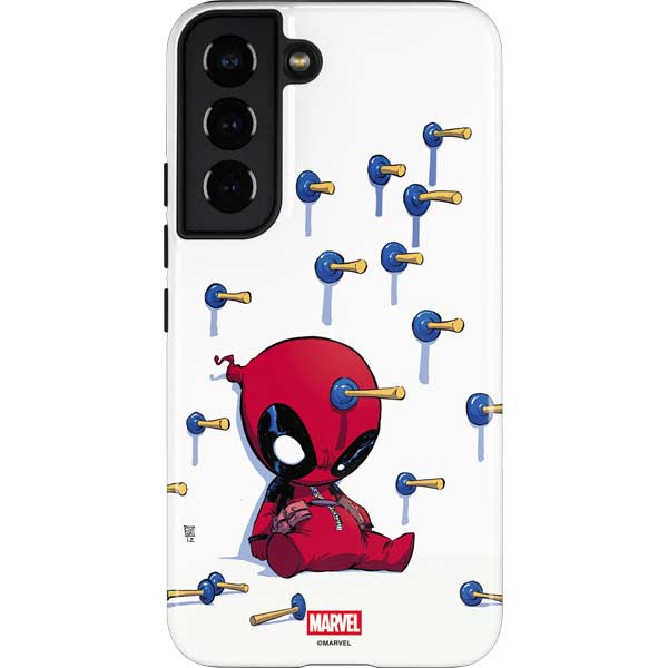 Marvel Deadpool Babypool Playing Galaxy S22 Pro Case