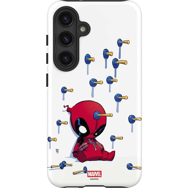Marvel Deadpool Babypool Playing Galaxy S25 Impact Case