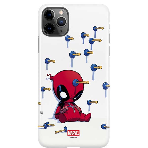 Marvel Deadpool Babypool Playing iPhone 11 Pro Max Lite Case