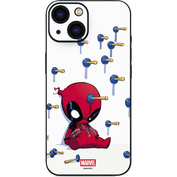 Marvel Deadpool Babypool Playing iPhone 13 Mini Skin