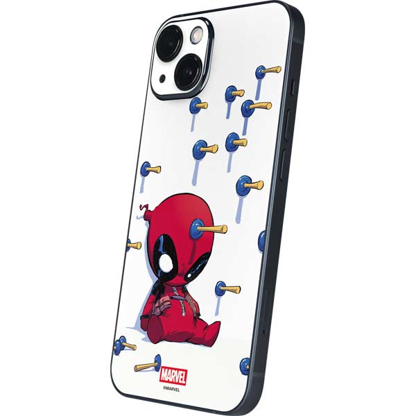 Marvel Deadpool Babypool Playing iPhone Skins