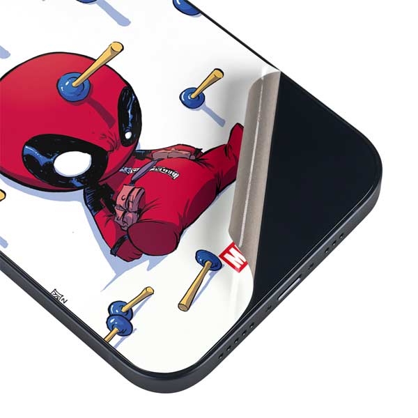 Marvel Deadpool Babypool Playing iPhone Skins