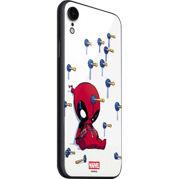 Marvel Deadpool Babypool Playing iPhone SE (2nd & 3rd Gen) Skin
