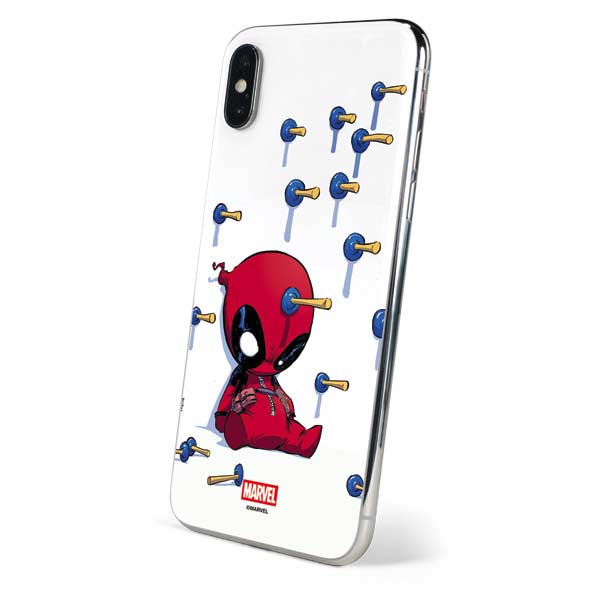 Marvel Deadpool Babypool Playing iPhone XS Max Skin