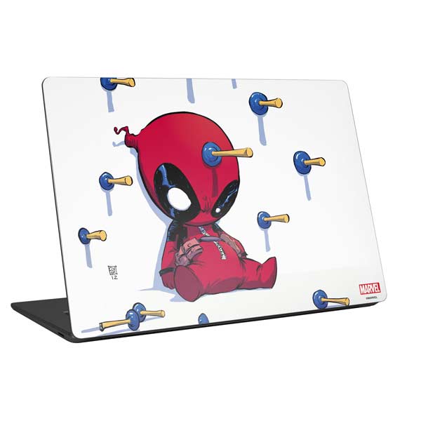 Marvel Deadpool Babypool Playing Laptop Skins