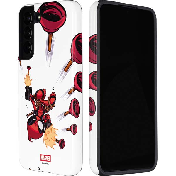 Marvel Deadpool Babypool Shooting Galaxy S22 Pro Case