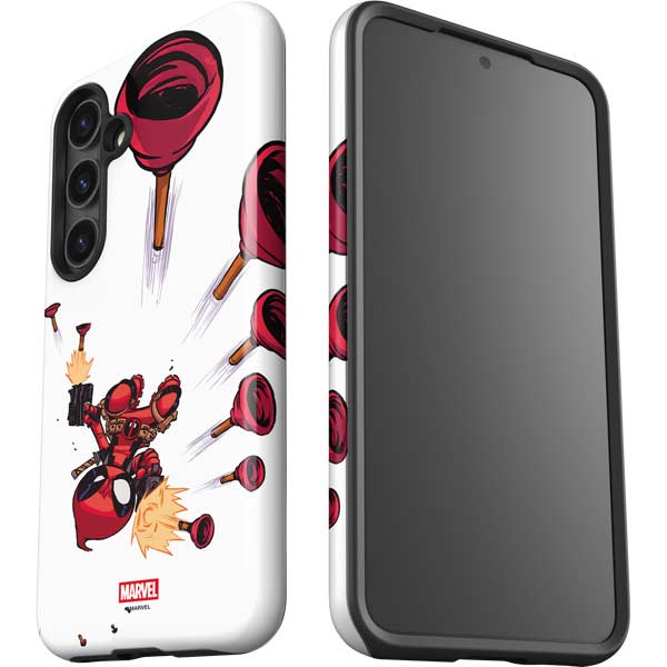 Marvel Deadpool Babypool Shooting Galaxy S24 Impact Case