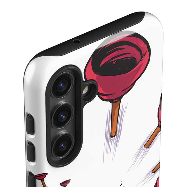 Marvel Deadpool Babypool Shooting Galaxy S24 Plus Impact Case