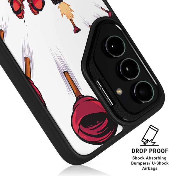 Marvel Deadpool Babypool Shooting Galaxy S26 Kickstand Case