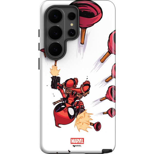 Marvel Deadpool Babypool Shooting Galaxy S26 Ultra Impact Case