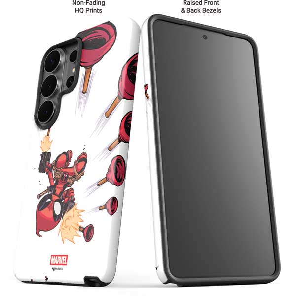 Marvel Deadpool Babypool Shooting Galaxy S26 Ultra Impact Case