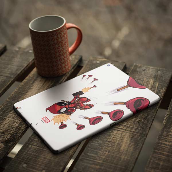Marvel Deadpool Babypool Shooting iPad Skins