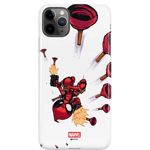 Marvel Deadpool Babypool Shooting iPhone 11 Pro Max Lite Case