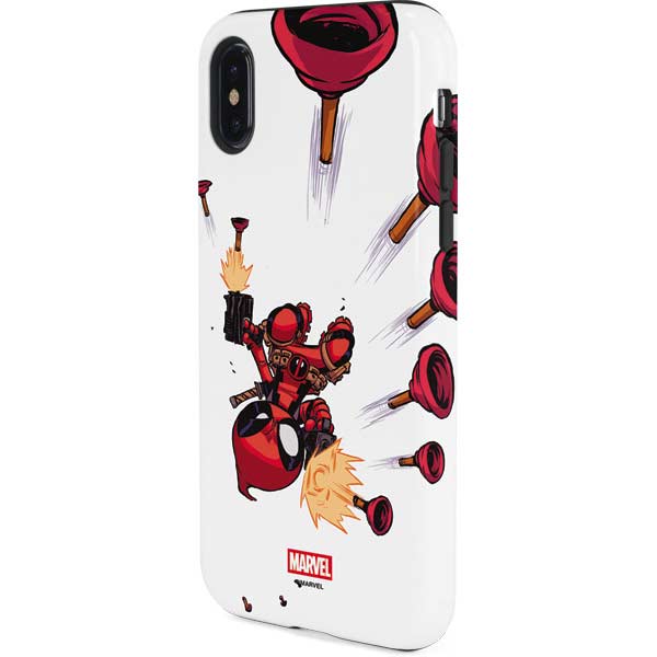Marvel Deadpool Babypool Shooting iPhone XS Pro Case