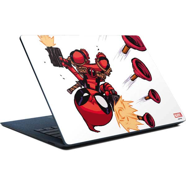 Marvel Deadpool Babypool Shooting Surface Laptop Skin