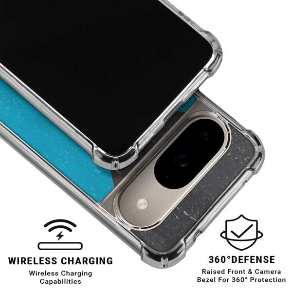 Bahamas Flag Distressed Google Pixel 10 Clear Case