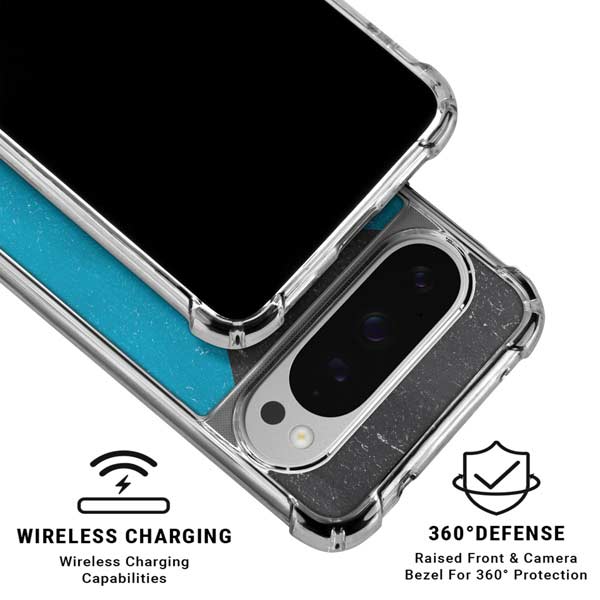 Bahamas Flag Distressed Google Pixel 10 Pro XL Clear Case