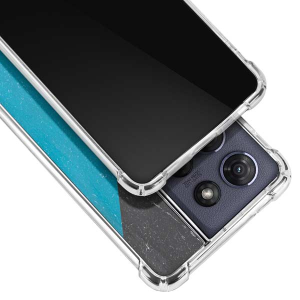 Bahamas Flag Distressed Moto G 5G (2025) Clear Case