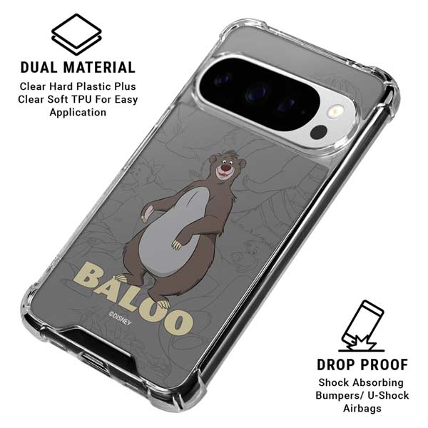 Disney Jungle Book Baloo Portrait Google Pixel 10 Pro Clear Case