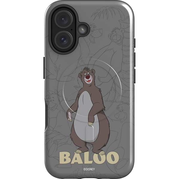 Disney Jungle Book Baloo Portrait iPhone 16 Magsafe Impact Case
