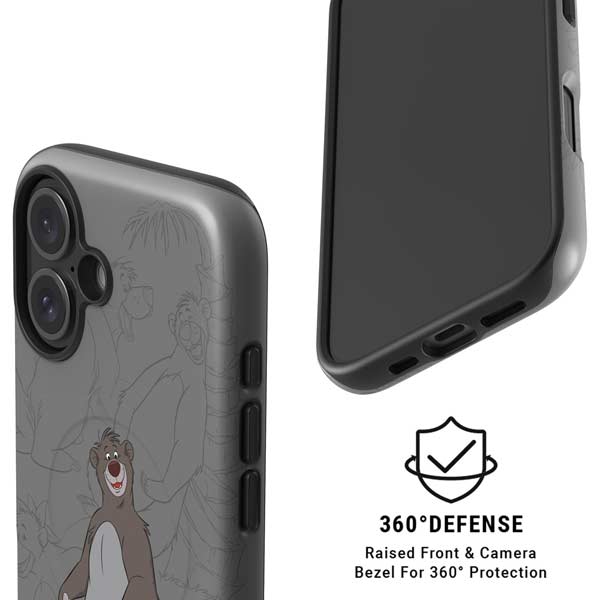 Disney Jungle Book Baloo Portrait iPhone 16 Magsafe Impact Case