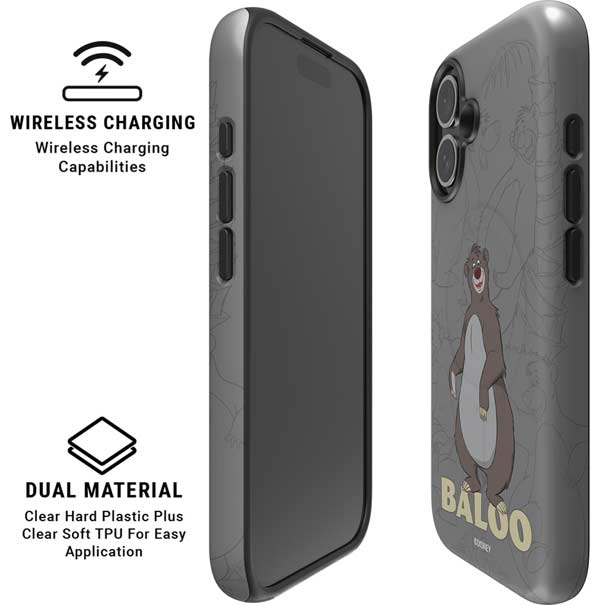 Disney Jungle Book Baloo Portrait iPhone 16 Magsafe Impact Case