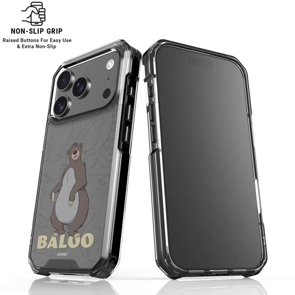 Disney Jungle Book Baloo Portrait iPhone 17 Pro Clear Case