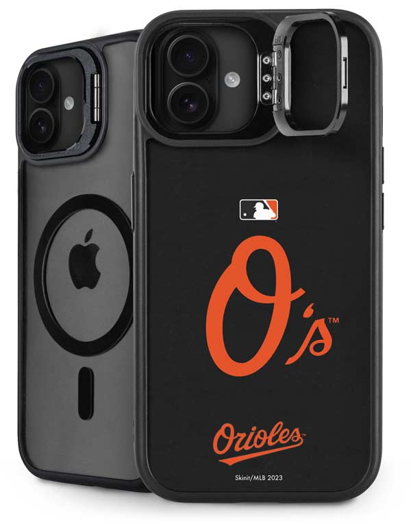 MLB Baltimore Orioles - Solid Distressed iPhone 16 Kickstand Case