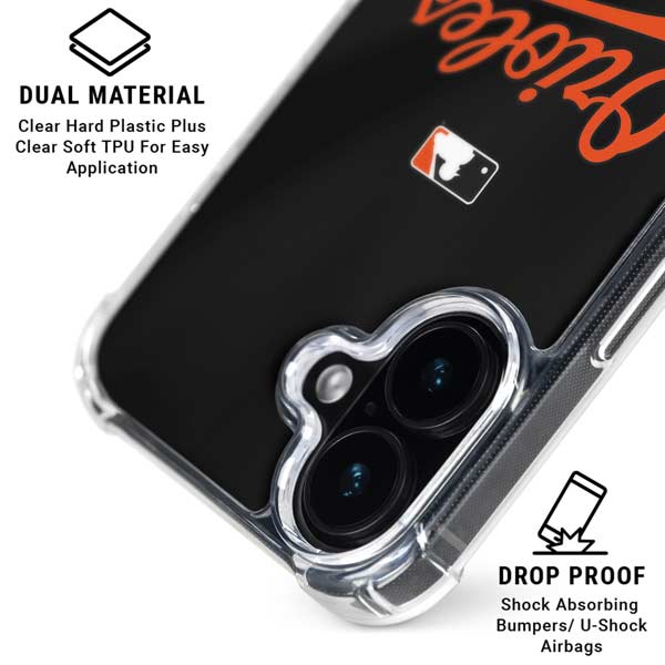 MLB Baltimore Orioles Alternate/Away Jersey iPhone 17 Clear Case