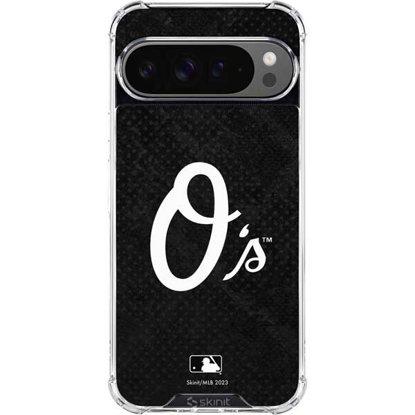 MLB Baltimore Orioles Dark Wash Google Pixel 10 Pro XL Clear Case