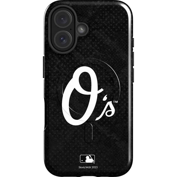 MLB Baltimore Orioles Dark Wash iPhone 16 Magsafe Impact Case