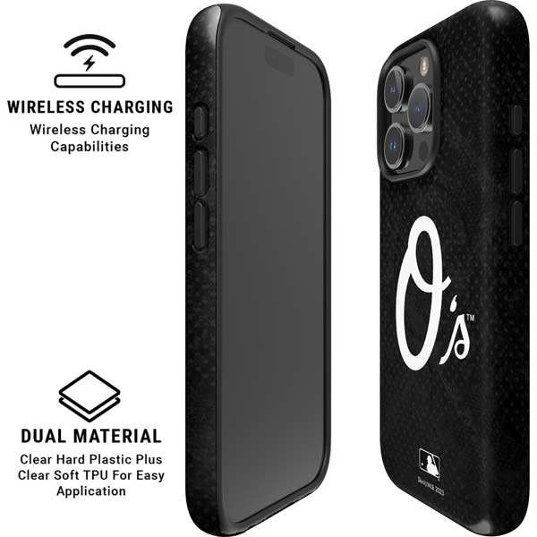 MLB Baltimore Orioles Dark Wash iPhone 16 Pro Max Magsafe Impact Case