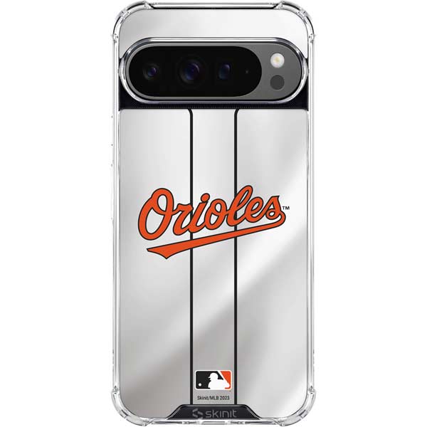 MLB Baltimore Orioles Home Jersey Google Pixel 10 Pro Clear Case