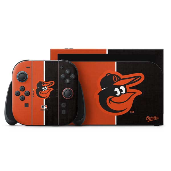 MLB Baltimore Orioles Split Nintendo Switch 2 (2025) with Joy-Con Skin