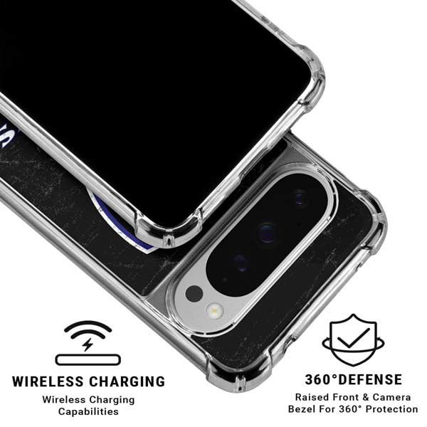 NFL Baltimore Ravens - Alternate Distressed Google Pixel 10 Pro XL Clear Case