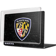 NFL Baltimore Ravens - Alternate Distressed MacBook Pro 14in (2021-24) Case plus Skin