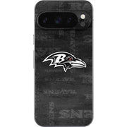 NFL Baltimore Ravens Black & White Google Pixel 10 Pro XL Skin