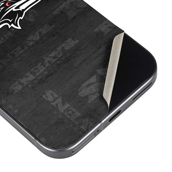 NFL Baltimore Ravens Black & White Google Pixel 10 Pro XL Skin