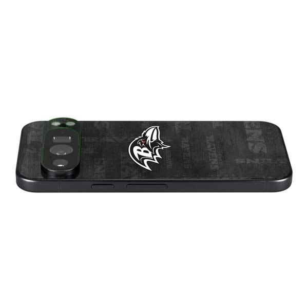 NFL Baltimore Ravens Black & White Google Pixel 10 Pro XL Skin