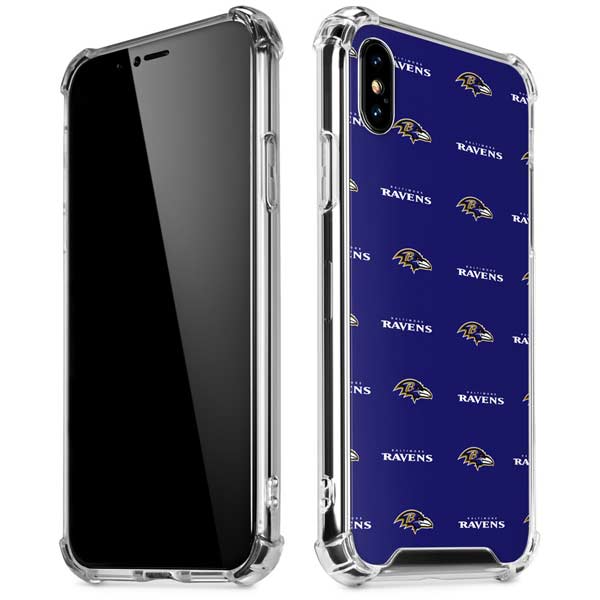 NFL Baltimore Ravens Blitz Series iPhone X/XS Clear Case