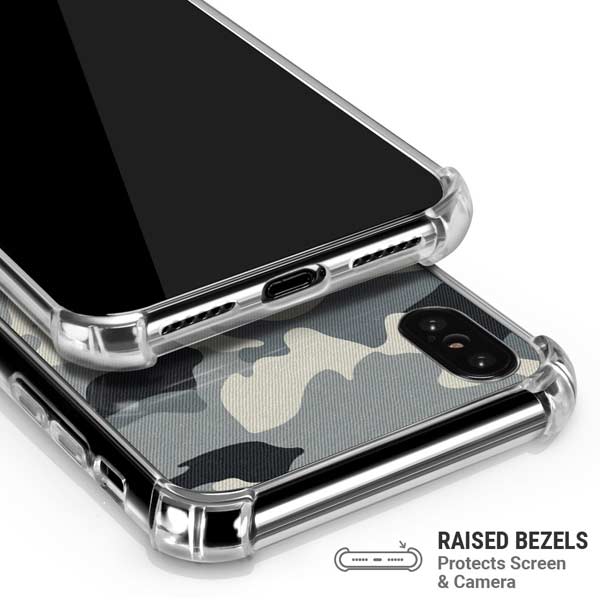 NFL Baltimore Ravens Camo iPhone X/XS Clear Case